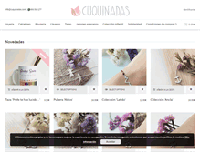 Tablet Screenshot of cuquinadas.com